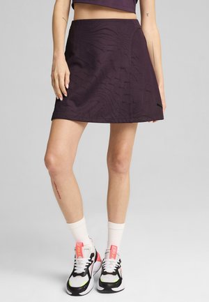 Jupe trapèze - purple