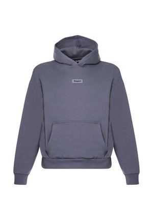 HEAVY MIDDLE PATCH  - Kapuzenpullover - steelgrey