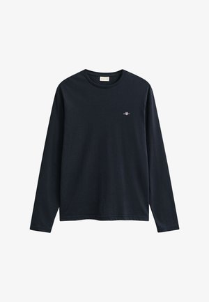 GANT SHIELD - Top dugih rukava - black