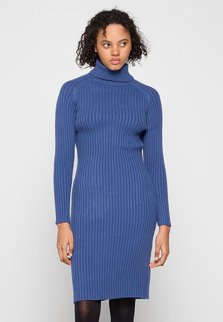 Apart Gebreide jurk blauw Apart Gebreide jurk blauw