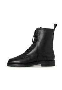 GEORGIA - Bottines à lacets - black