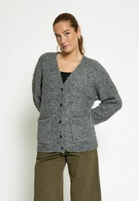 Desires Kardigán - m dark grey melange