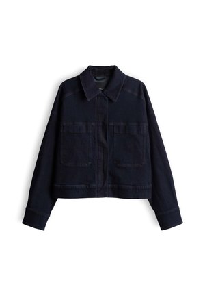 OPUS, RELAXED FIT - Giacca di jeans - rinsed blue
