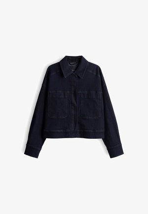 OPUS, RELAXED FIT - Giacca di jeans - rinsed blue