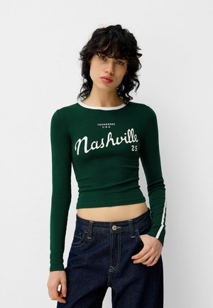 Long sleeved top - green