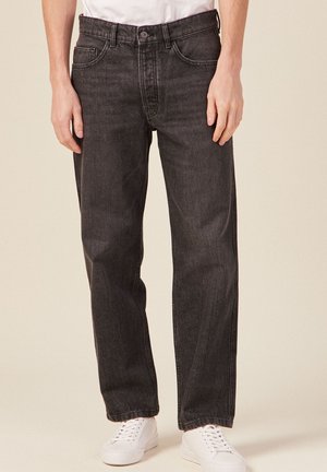 Jean droit - denim snow noir