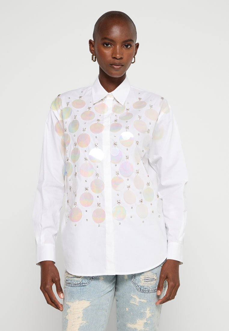 pinko Overhemdblouse wit pinko Overhemdblouse wit