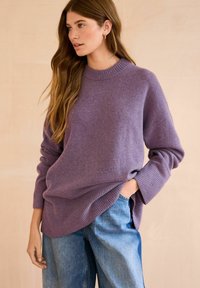 Next CREW NECK - Pulover - purple
