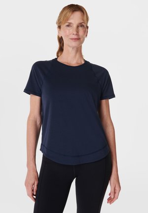 BREATHE EASY - Sport T-shirt - navy blue