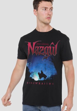 Warner Brothers, LORD OF THE RINGS NAZGUL RINGWRAITH SILHOUETTE - Print T-shirt - black