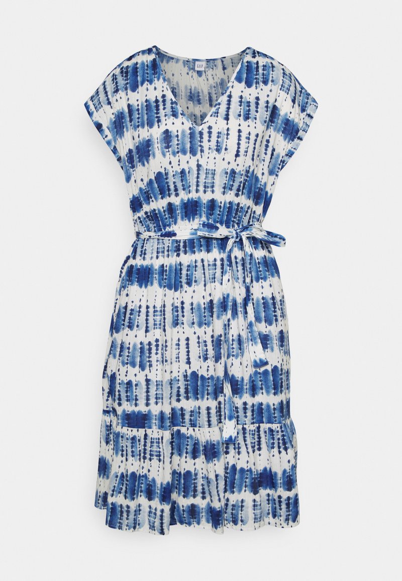 Gap Tall TIE WAIST DRESS Day dress blue Zalando.co.uk