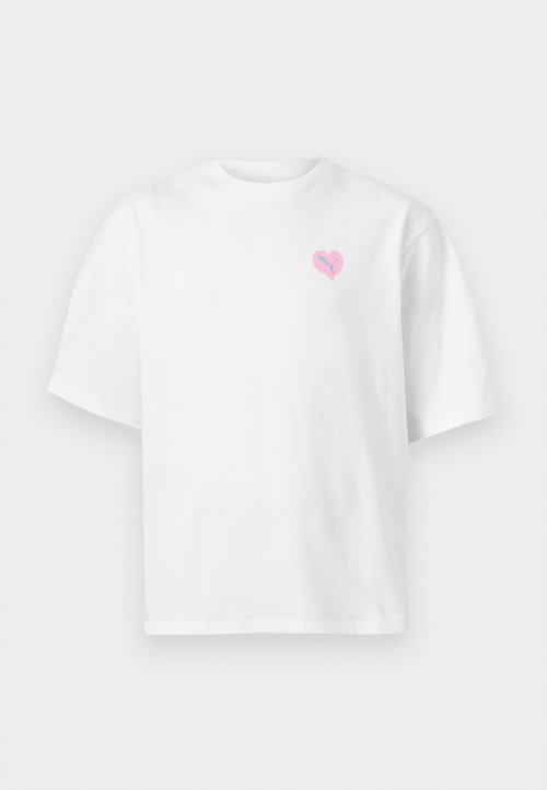 PUMA BOXY FLOWER BOUQUET GRAPHIC TEE UNISEX - Print T-shirt - white — photo 5