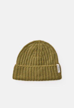 BEANIE WITH FOLD UP - Berretto - deep pea