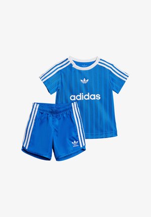 adidas Performance, SET - Korte sportsbukser - blau