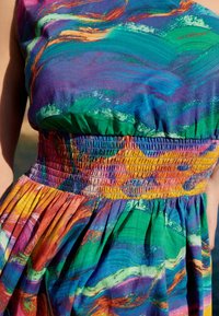 Next ONE SHOULDER REGULAR FIT - Päevakleit - blue pink