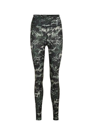 Hummel, TWIST AOP MID WAIST  - Leggings - climbing ivy
