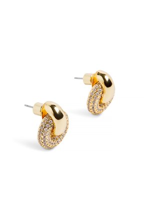 MIT STRASSDETAIL UND KNOTEN - Pendientes - gold coloured