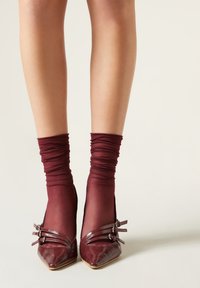 Calzedonia Calcetines - rot velato vinaccia