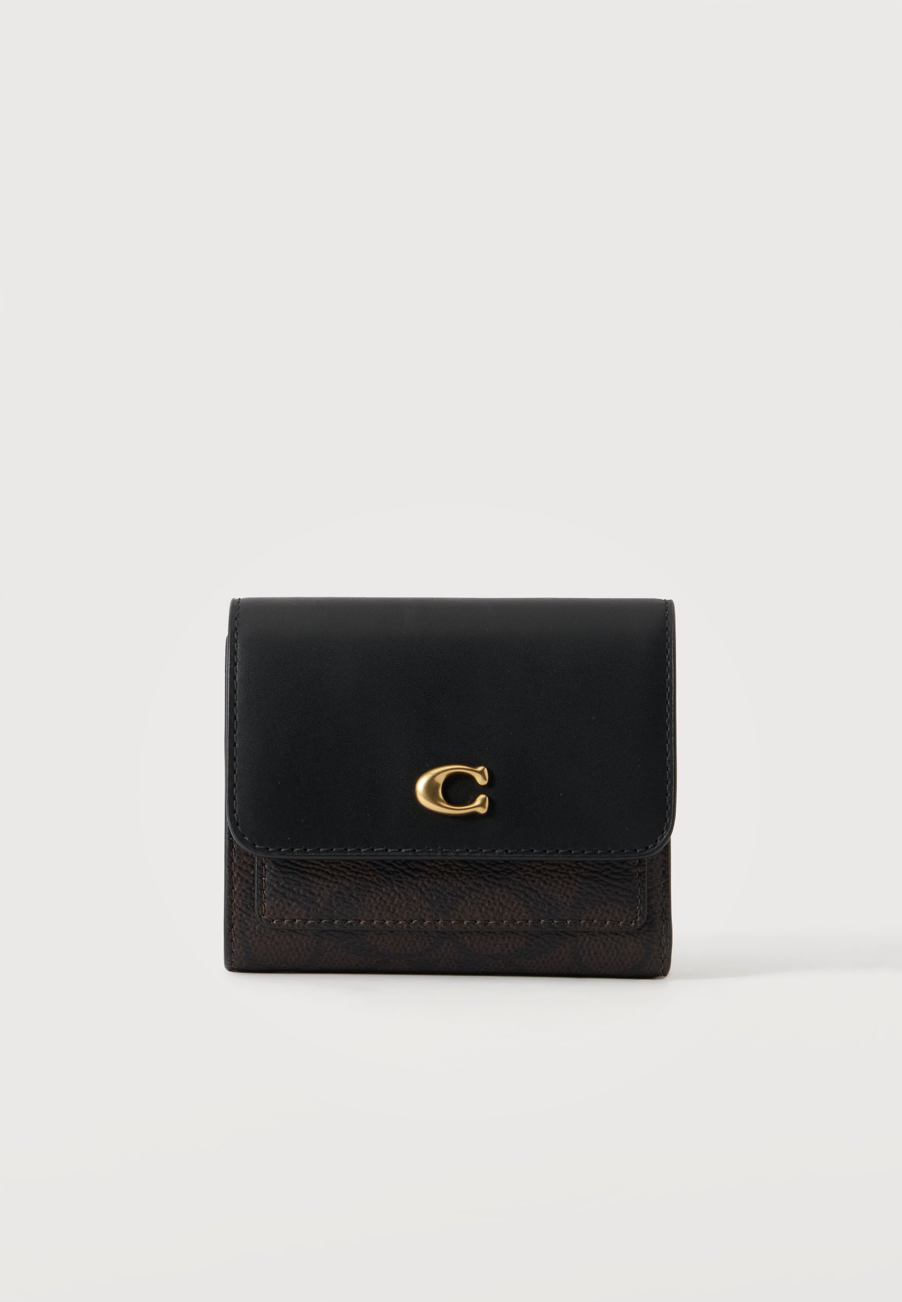 COACH MILA SMALL FLAP WALLET - Wallet - black - Zalando