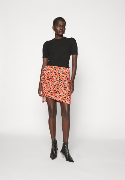 Rabanne JUPE - Φούστα παρεό - red flash