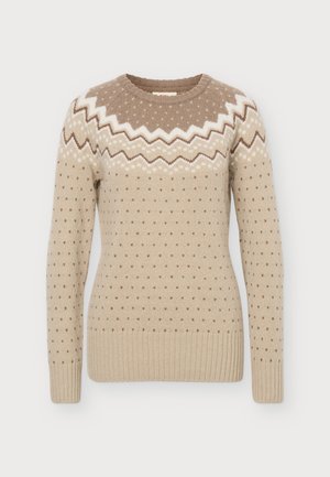 Fjällräven, ÖVIK SWEATER  - Пуловер - fossil/brown