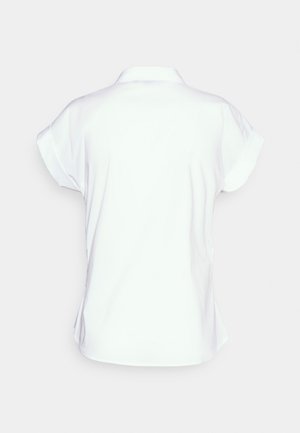 DIYANT SHORT SLEEVE BUTTON FRONT - Chemisier - white