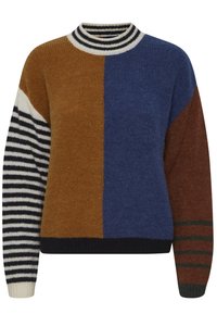 PULZ PZASTRID COLOR BLOCK - Jersey de punto - multi color/azul marino ...