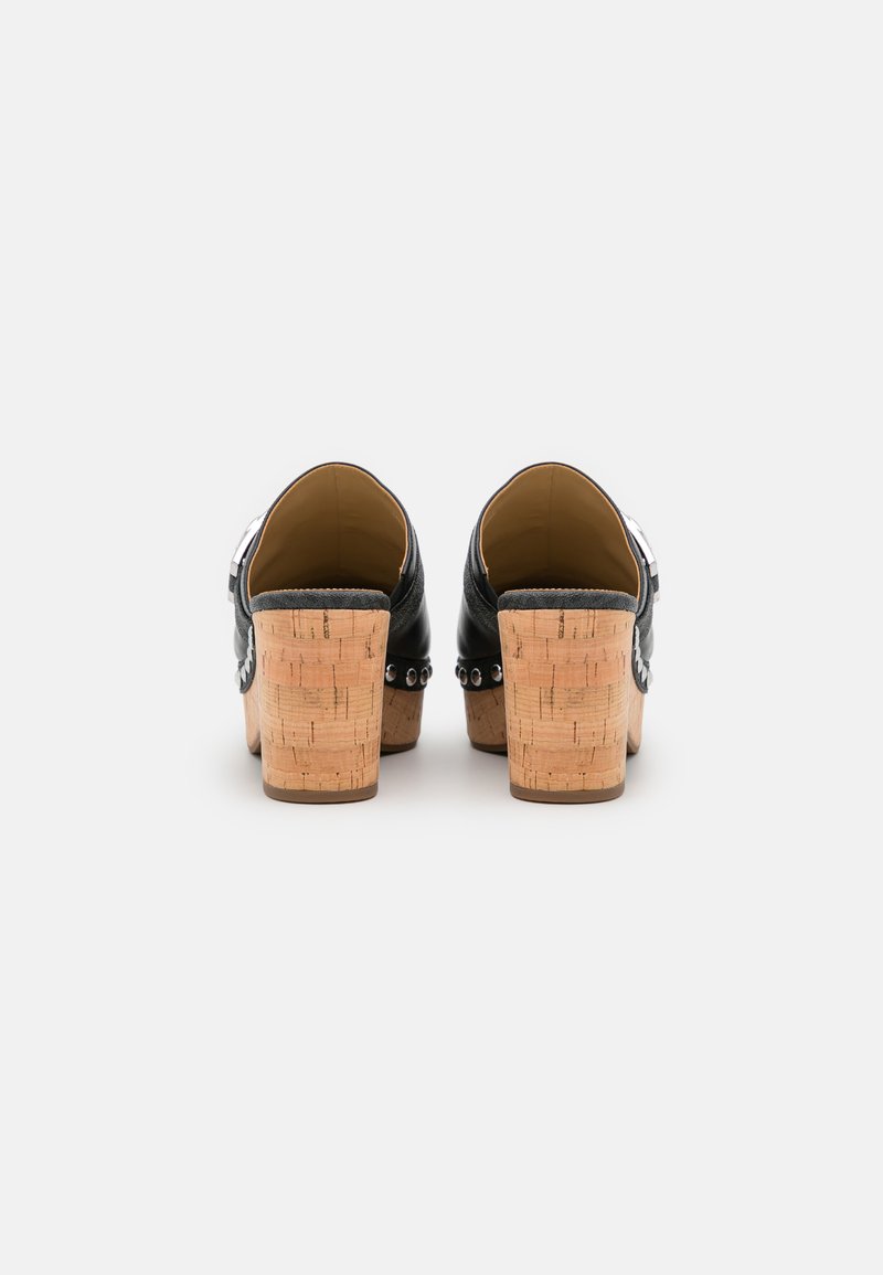Damen Flache Pantoletten | MICHAEL Michael Kors APRIL Pantolette hoch black/schwarz - SU19410 Damen Flache Pantoletten | MICHAEL Michael Kors APRIL Pantolette hoch black/schwarz - SU19410
