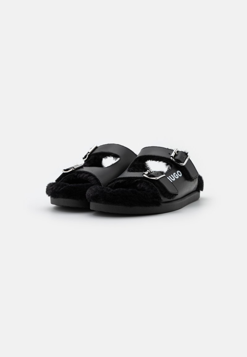 Damen Sneaker | HUGO JUMBLE BUCKLES Pantolette flach black/schwarz - XG76134 Damen Sneaker | HUGO JUMBLE BUCKLES Pantolette flach black/schwarz - XG76134