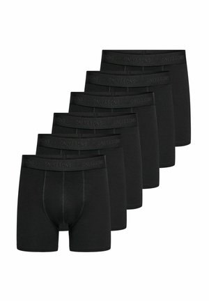 Only & Sons, ONLY   SONS HERREN ONSFITZ SOLID BOXER 6PACK NOOS - Boxer briefs - schwarz