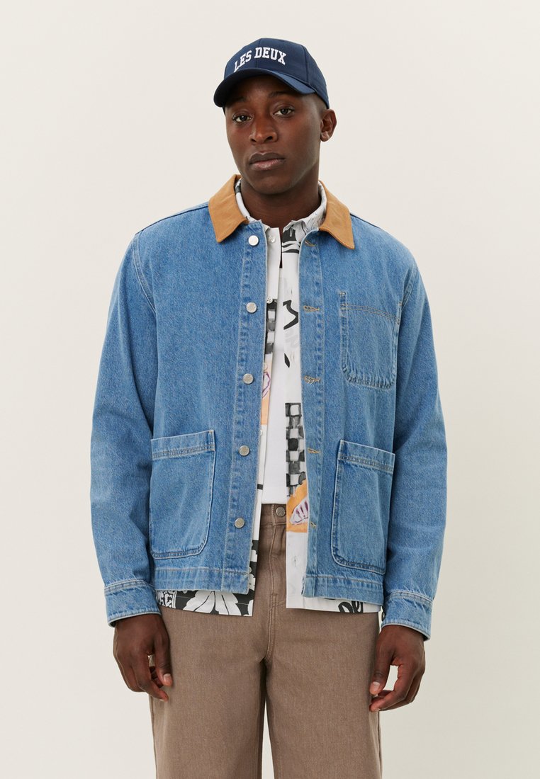 Les Deux LAYTON OVERSHIRT 2.0 - Summer jacket - light denim blue