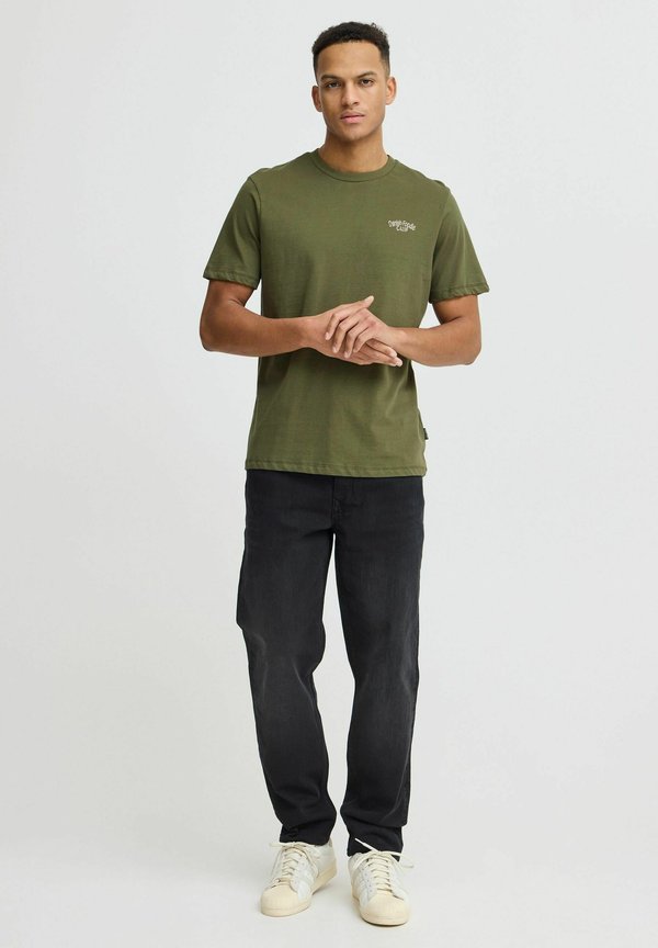 BHVIGGO - Print T-shirt - olive night4