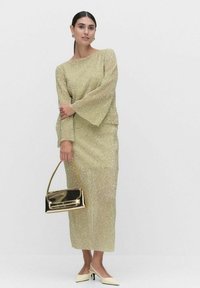 STOCKH LM Studio Cadenza sequin maxi skirt - Maksihame - gold
