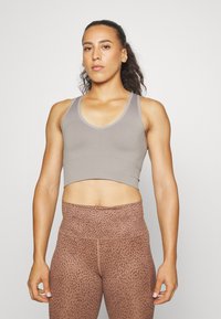 Athleta AURORA SEAMLESS CROP TANK - Top - tinsel purple