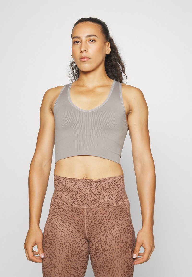 Athleta AURORA SEAMLESS CROP TANK - Top - tinsel purple