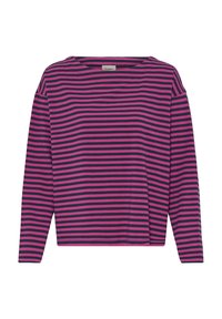 SIVA TEE - Tops ar garām piedurknēm - very berry stripe