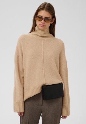 Soaked in Luxury, SLBEAN HIGH NECK - Pullover - wood ash melange