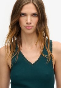 Superdry & Co TRIM - Top - dark pine green