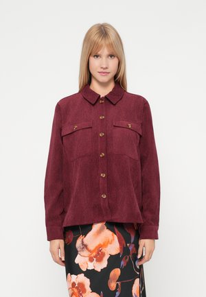 PCEFFI - Gombos blúz - tawny port