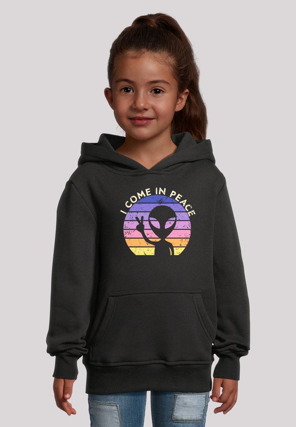 ALIEN PEACE SUNSET - Kapuzenpullover - schwarz