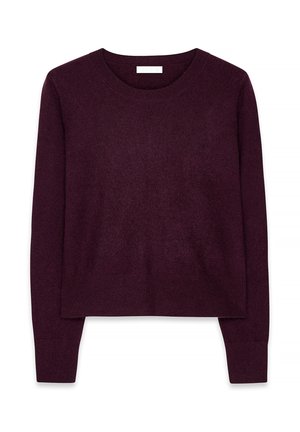 ROUND NECK - Strickpullover - plum
