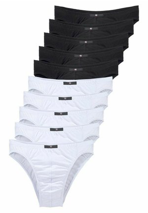 10ER PACK NEU - Slip - schwarz/weiß