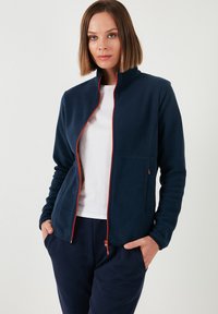 LELA Jakna od flisa - dark blue