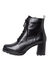 Tamaris Botines con cordones - black