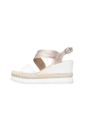 NeroGiardini, Plateausandalette - bianco