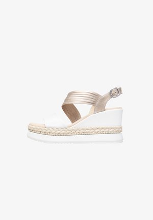 NeroGiardini, Plateausandalette - bianco
