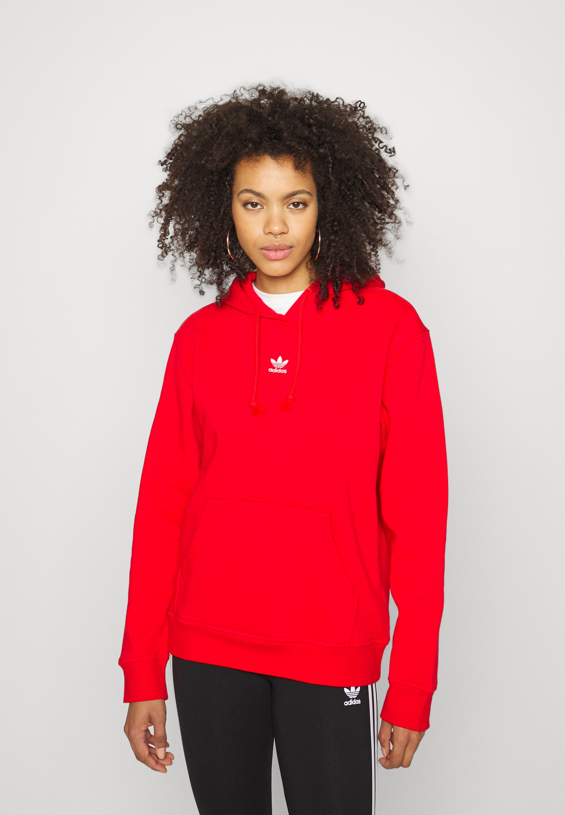 adidas vivid red hoodie