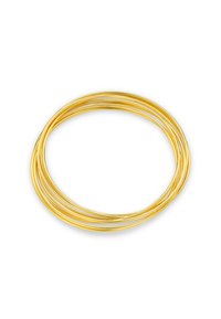 FINE MULTI INTERLOCKING BANGLES 7 PACK - Armband - gold-coloured