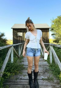 Bershka - Pusero - beige Pienoiskuva 1