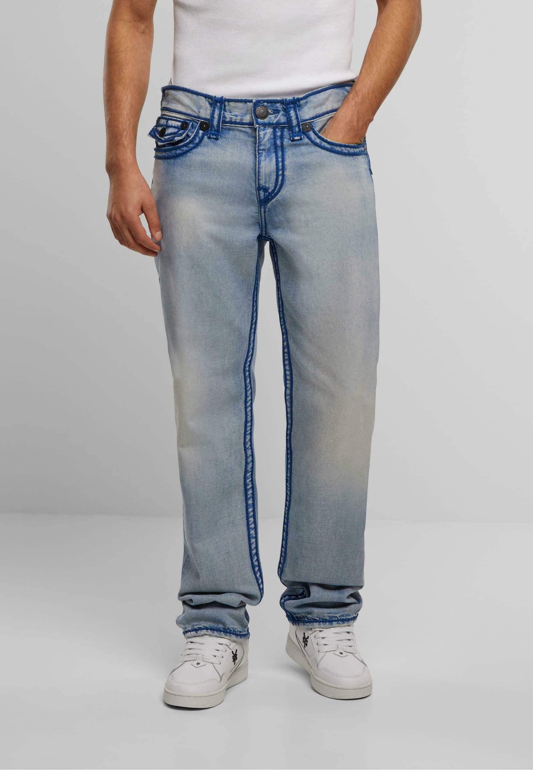 True Religion RICKY ROPE STITCH FLAP - Straight leg jeans - light 